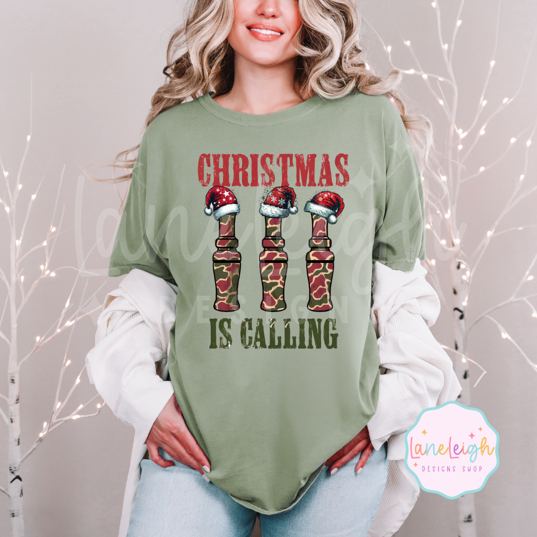 Christmas is Duck Calling Tee