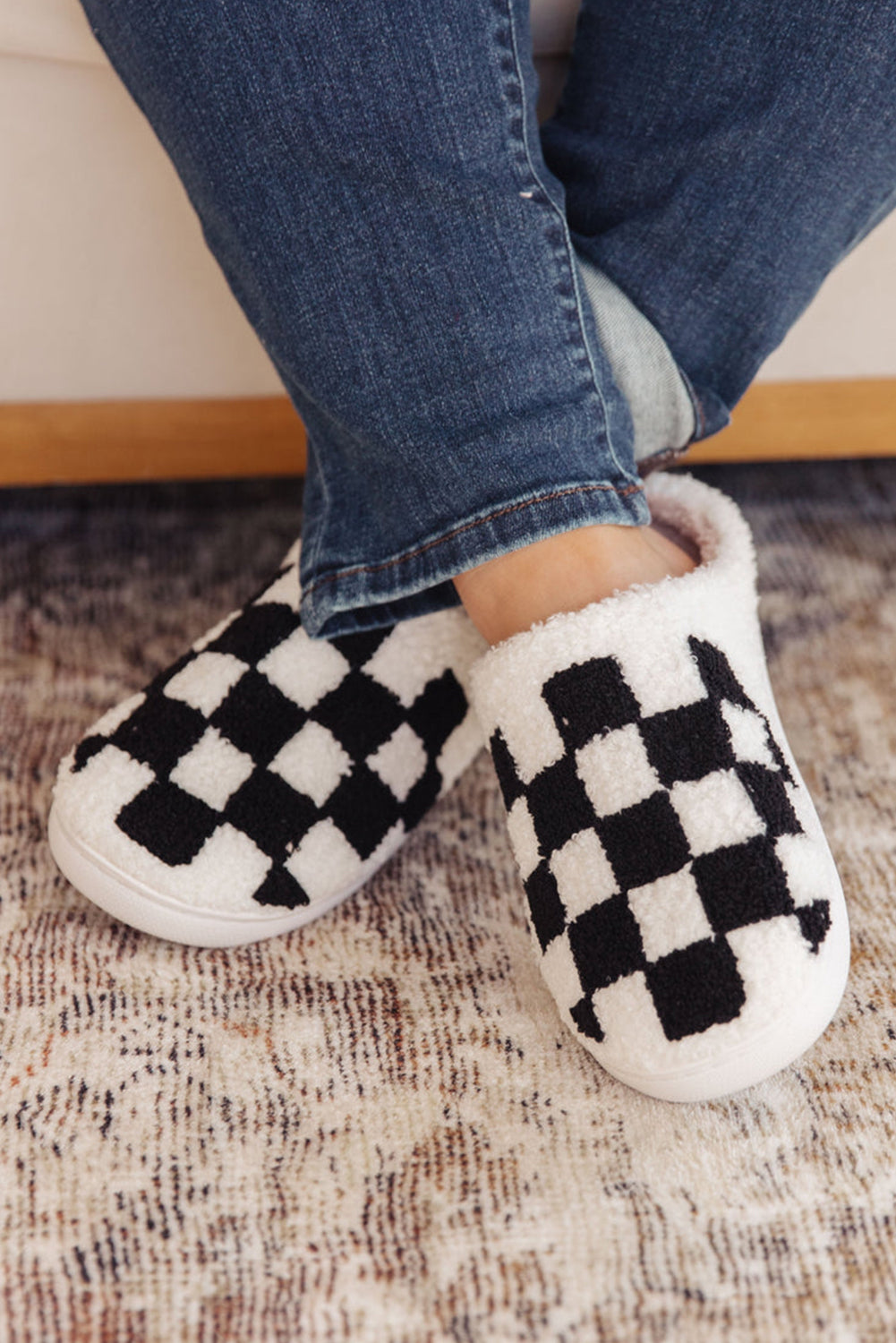 Checkered Me Out Slippers