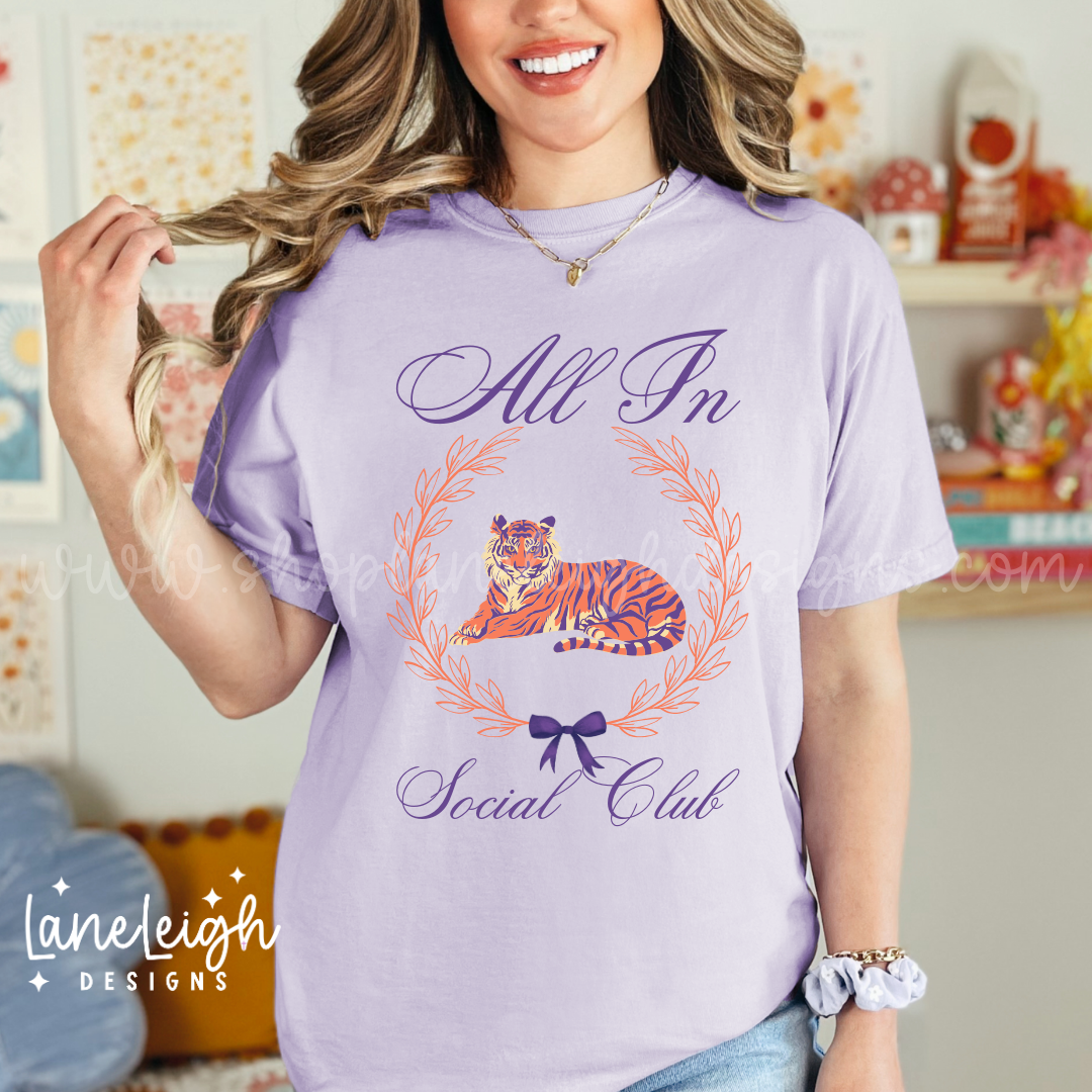All In Social Club Tee