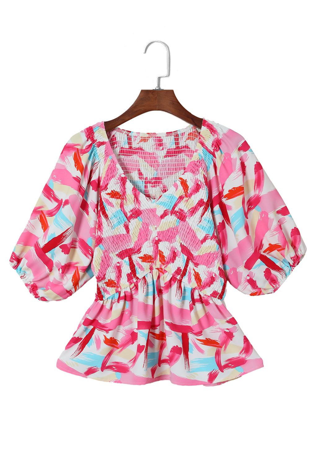 Spring Time Peplum Top