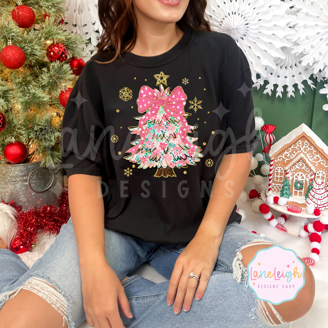 Preppy Girl Christmas Tees
