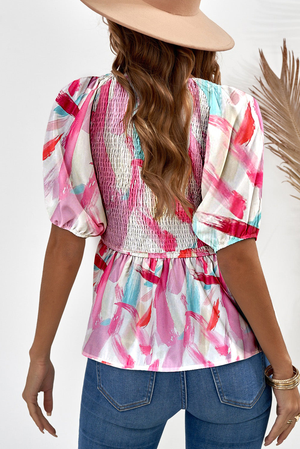 Spring Time Peplum Top