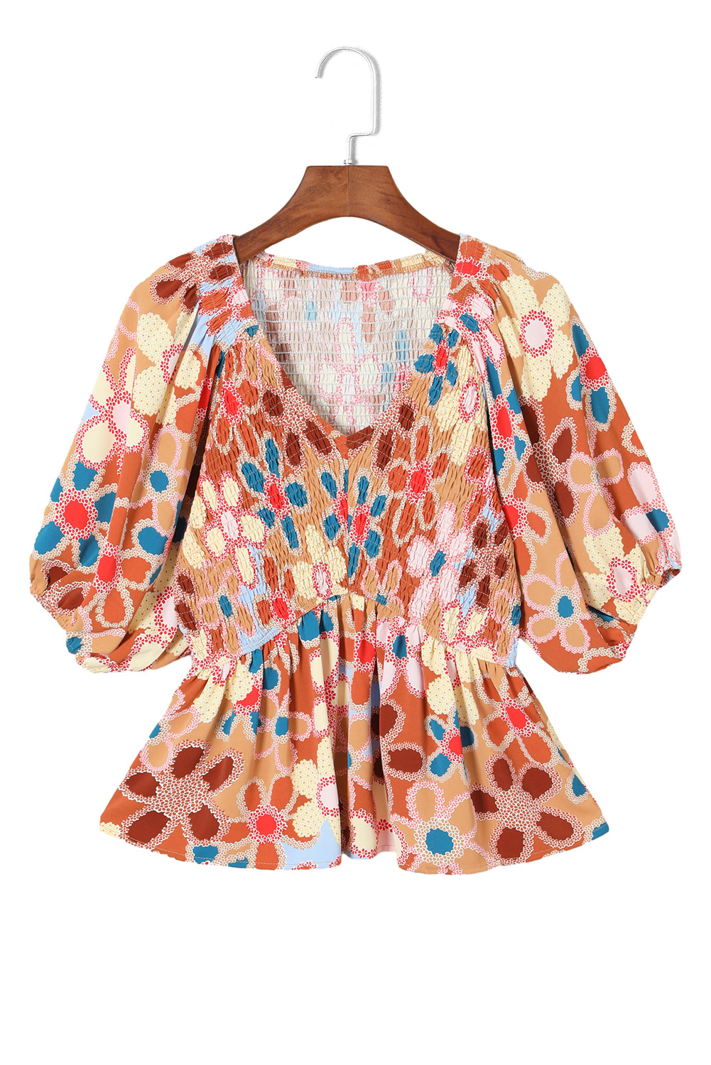 Spring Time Peplum Top