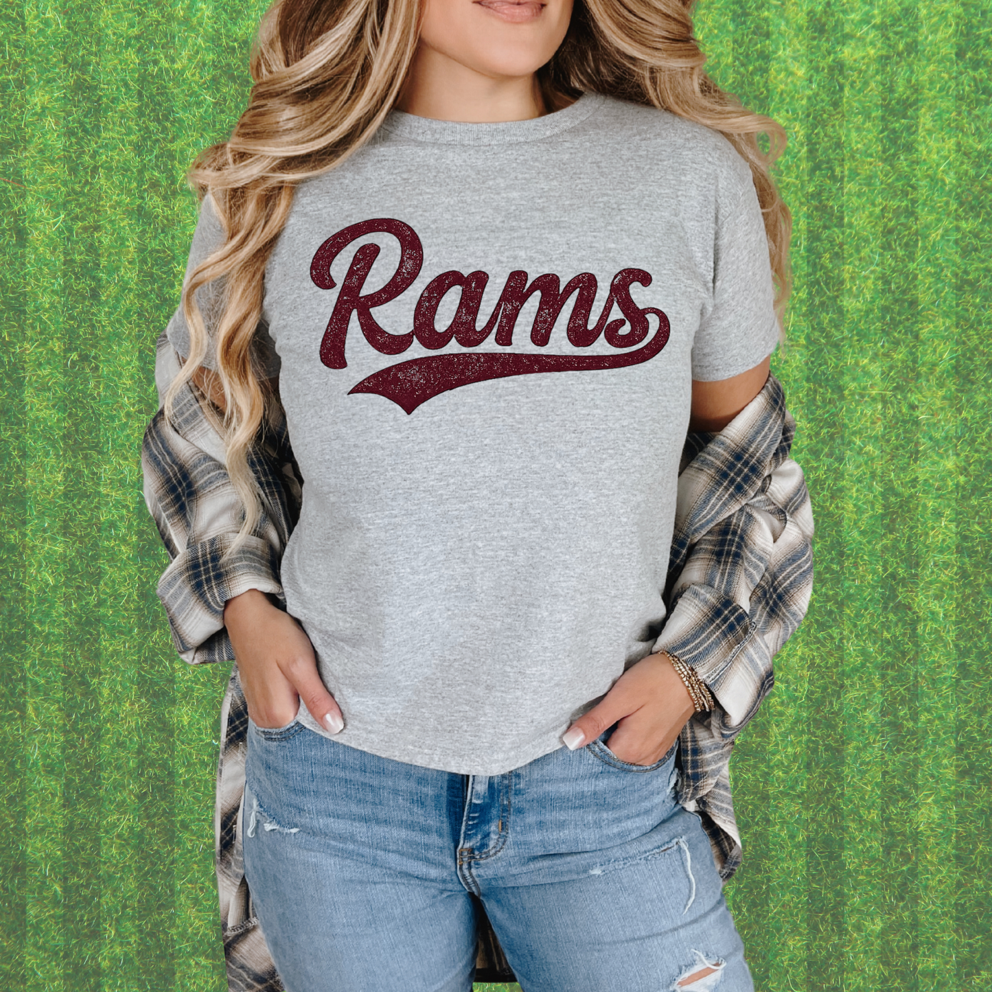 Vintage Rams Script Tee