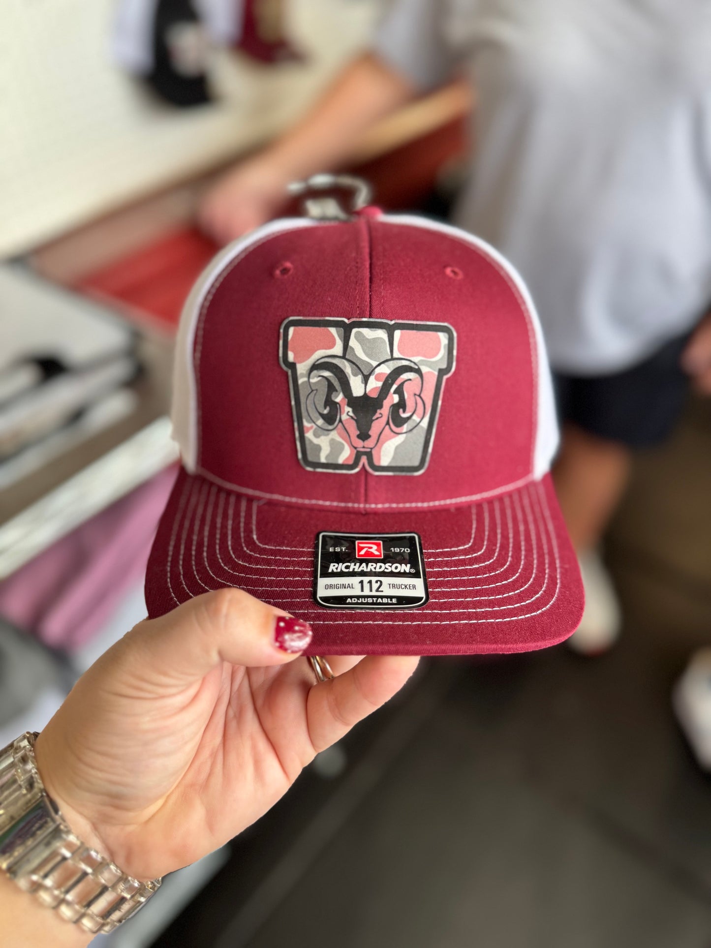 Friday Night Camo Rams Hat