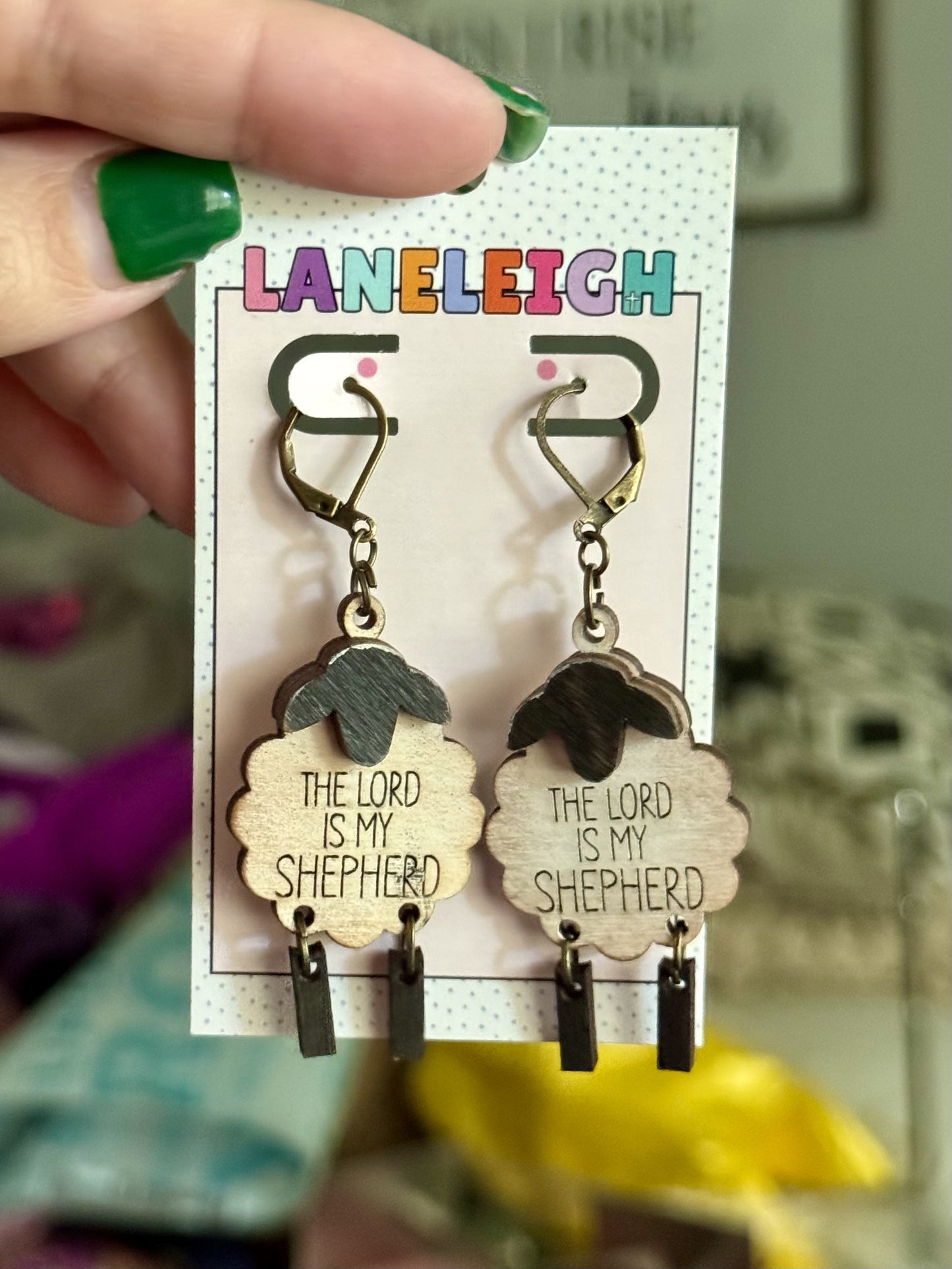 The Lord is My Shepherd Earrings