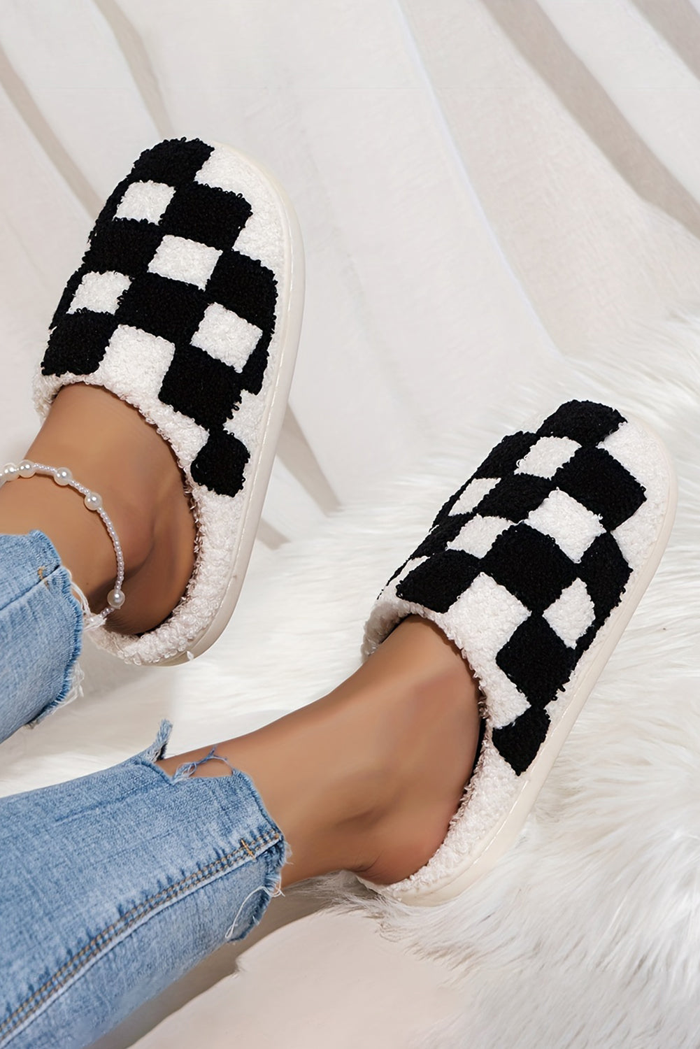 Checkered Me Out Slippers