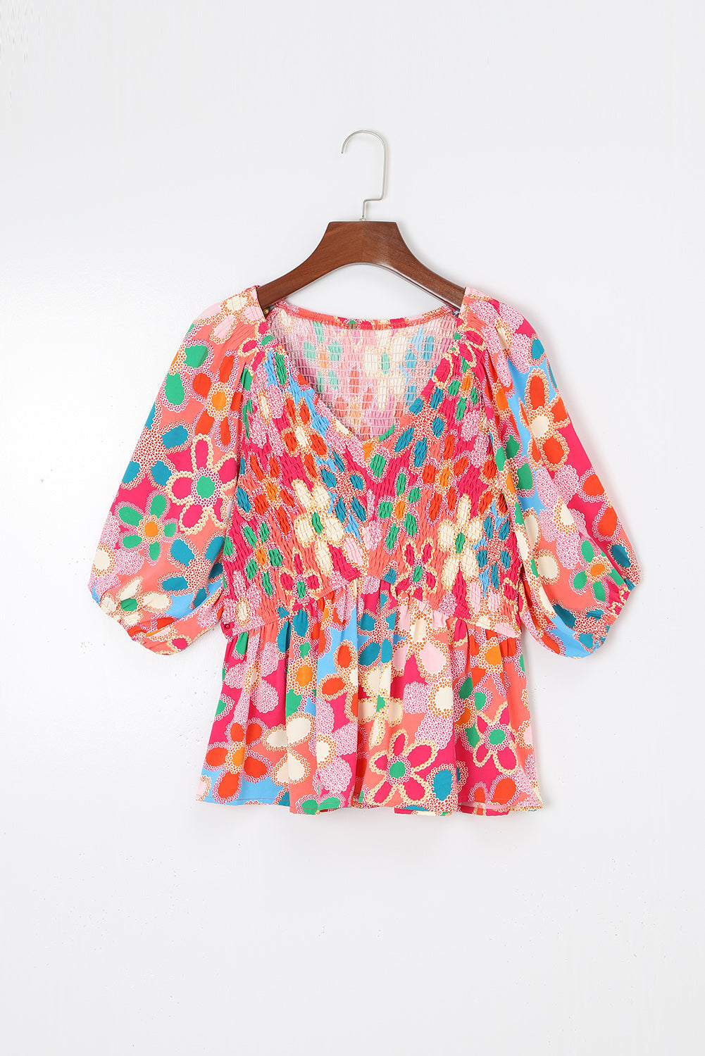 Spring Time Peplum Top