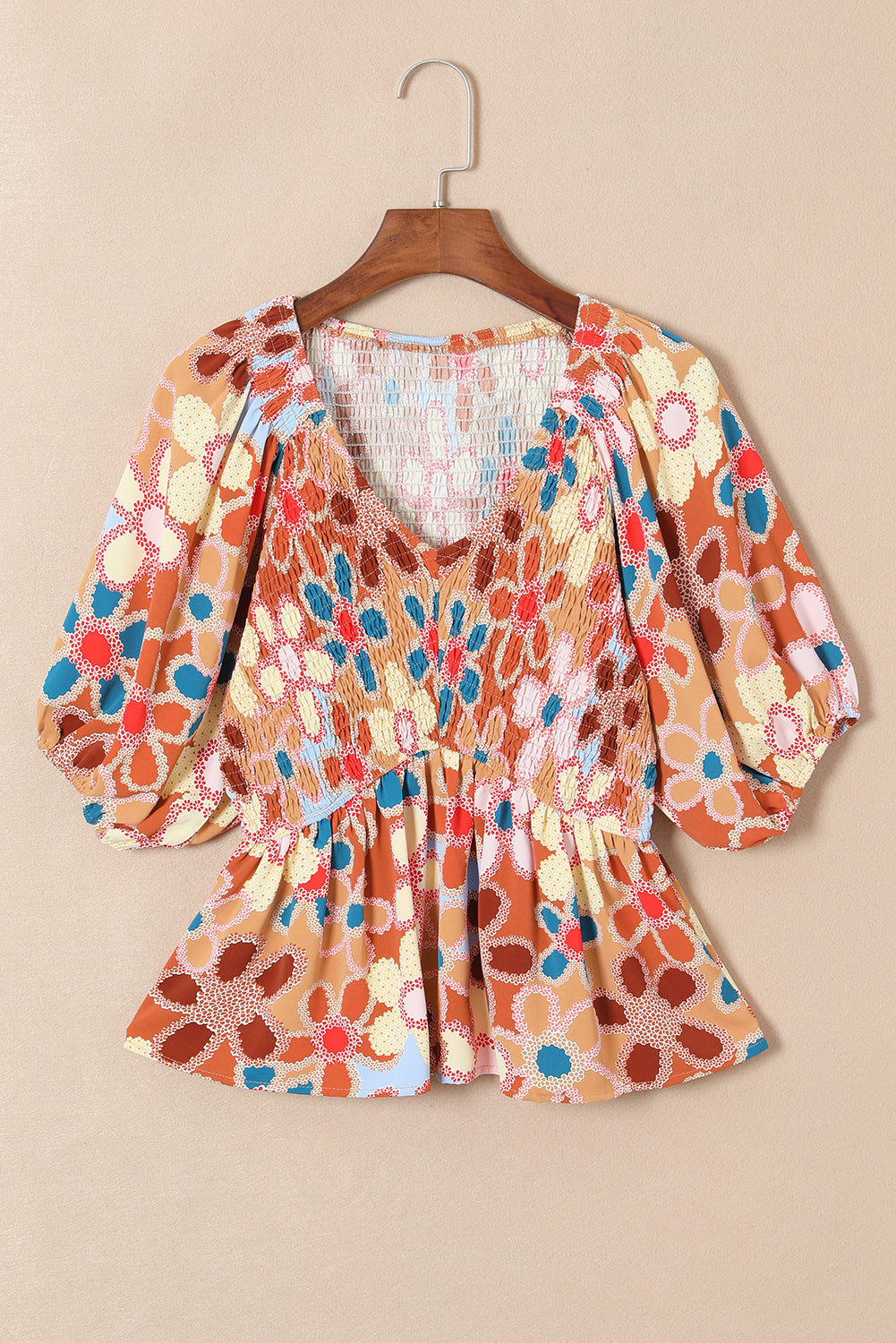 Spring Time Peplum Top