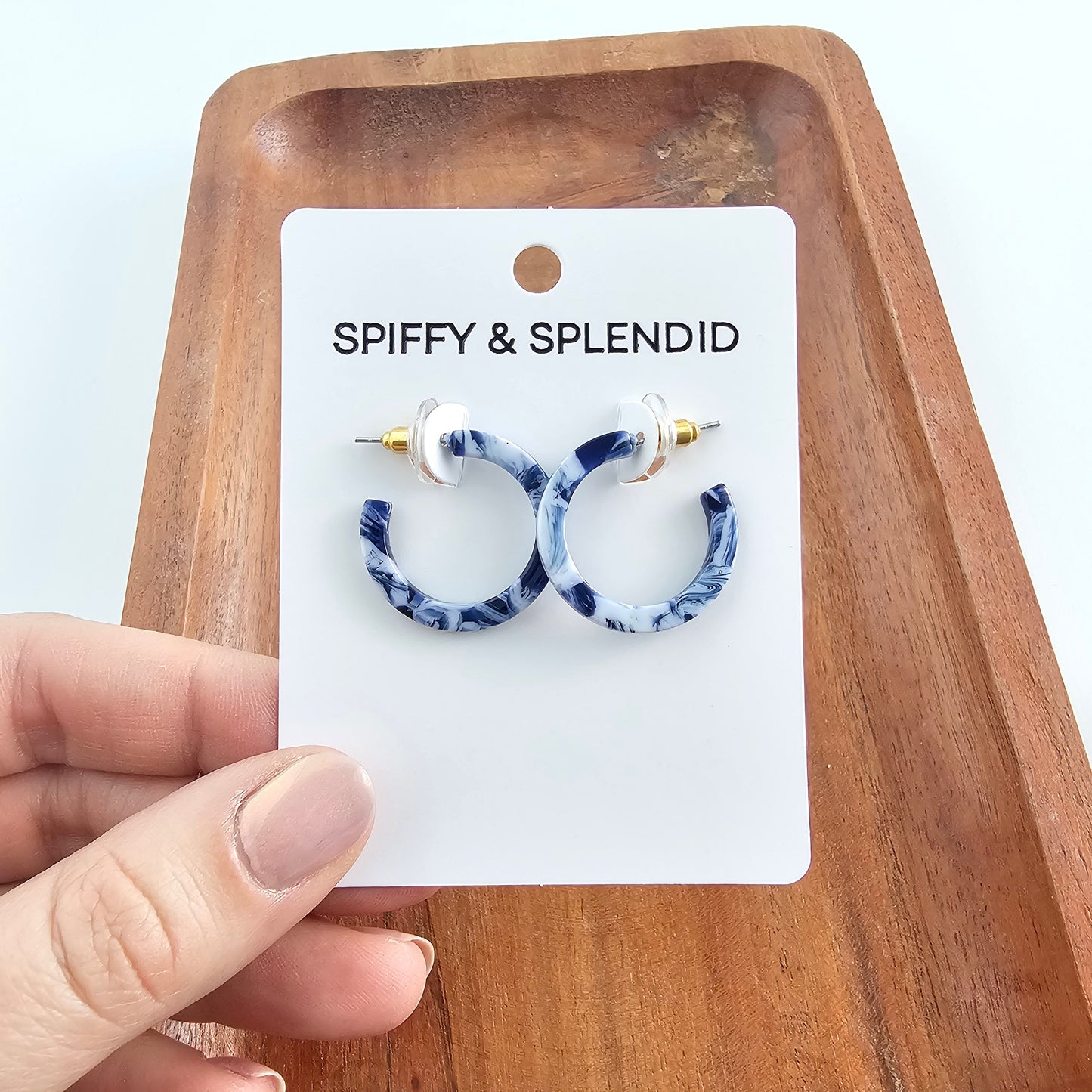 Ocean Waves Mini Hoops