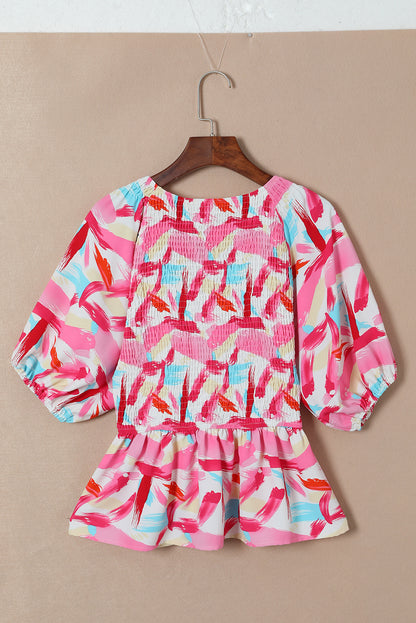 Spring Time Peplum Top