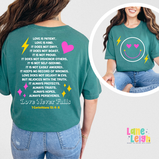 Love Never Fails Tee