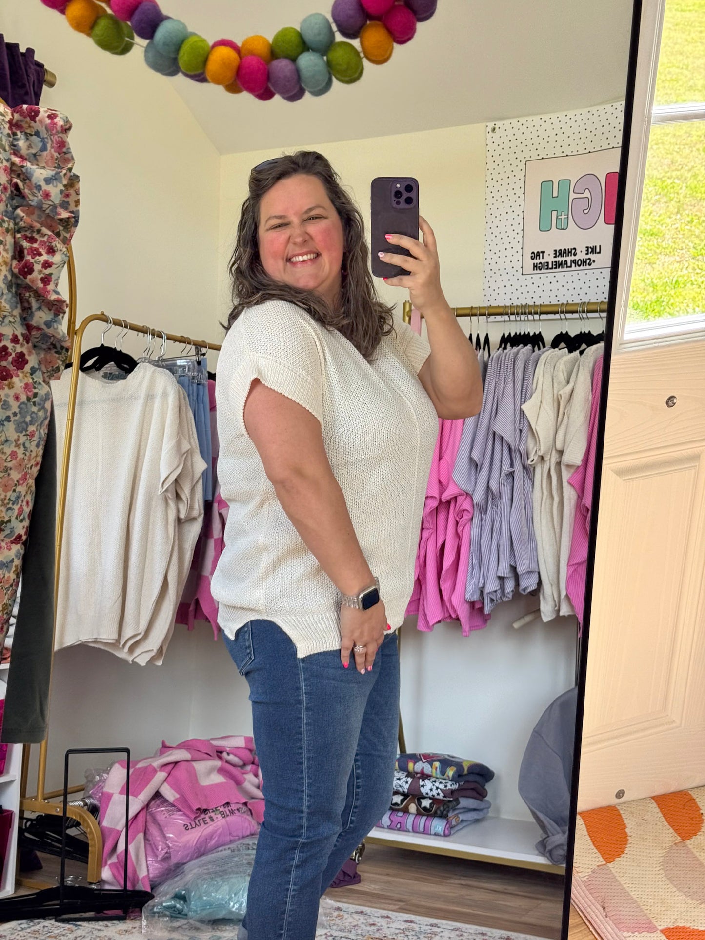 Creamy Comfort Knit Top