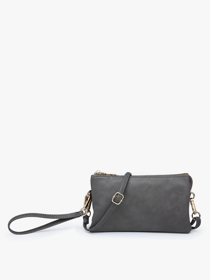 Riley Crossbody/Wristlet: Champagne