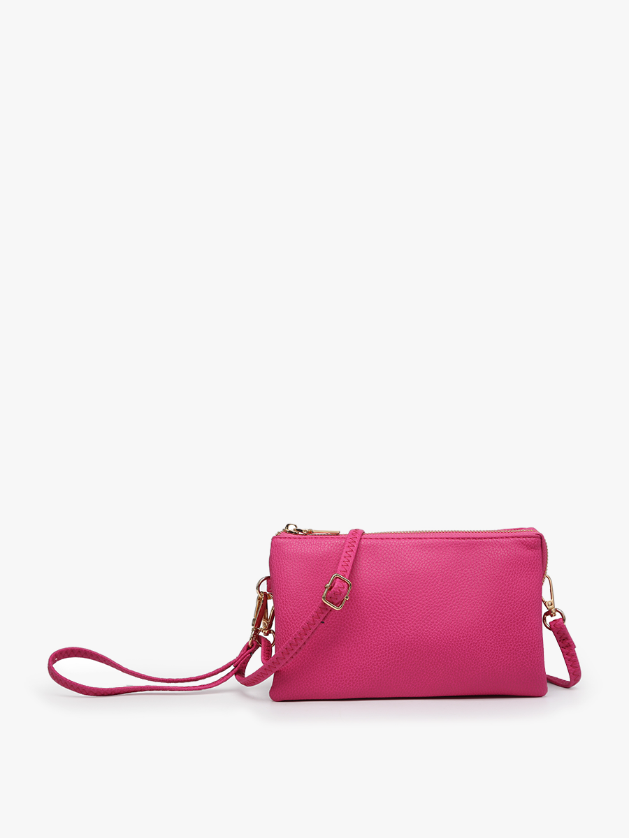 Riley Crossbody/Wristlet: Champagne