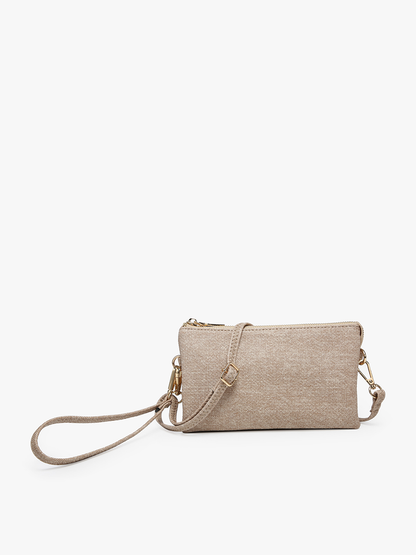 Riley Crossbody/Wristlet: Champagne