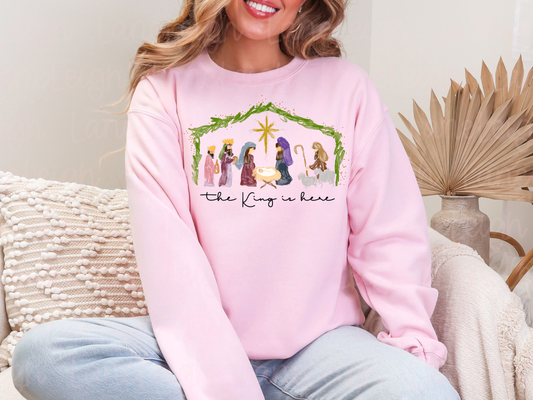 The King is here Tee - Black