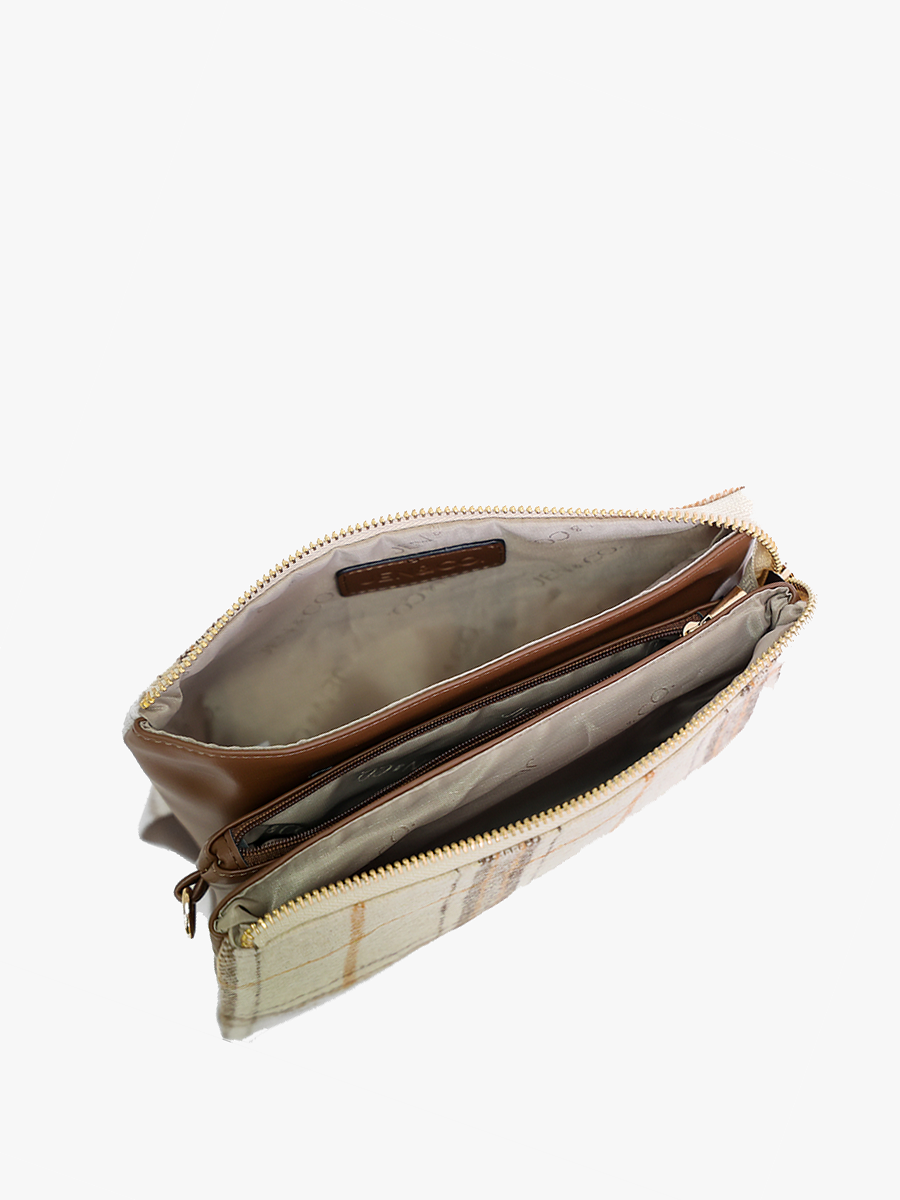 Riley Crossbody/Wristlet: Champagne
