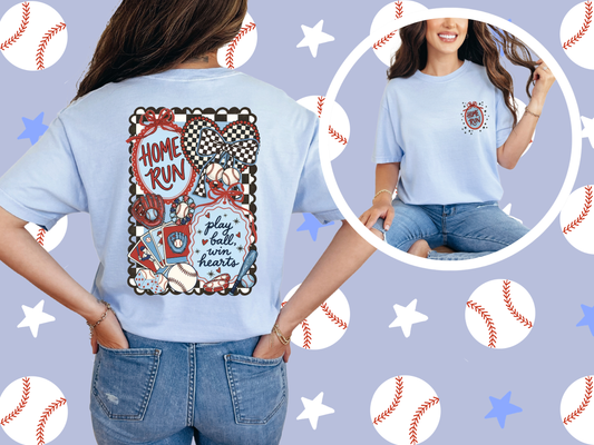 Home Run Baseball Graphic Tee