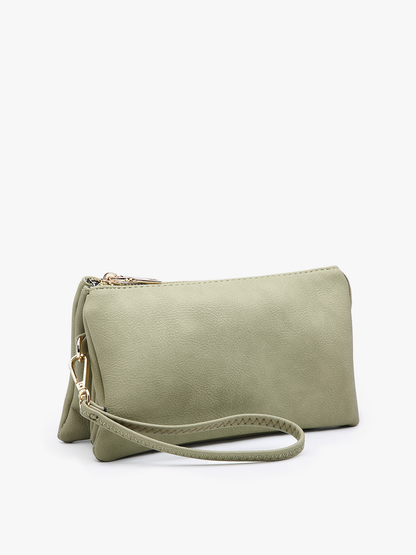 Riley Crossbody/Wristlet: Champagne