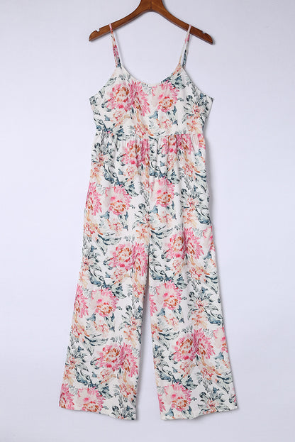 Floating on Floral Jumpsuit