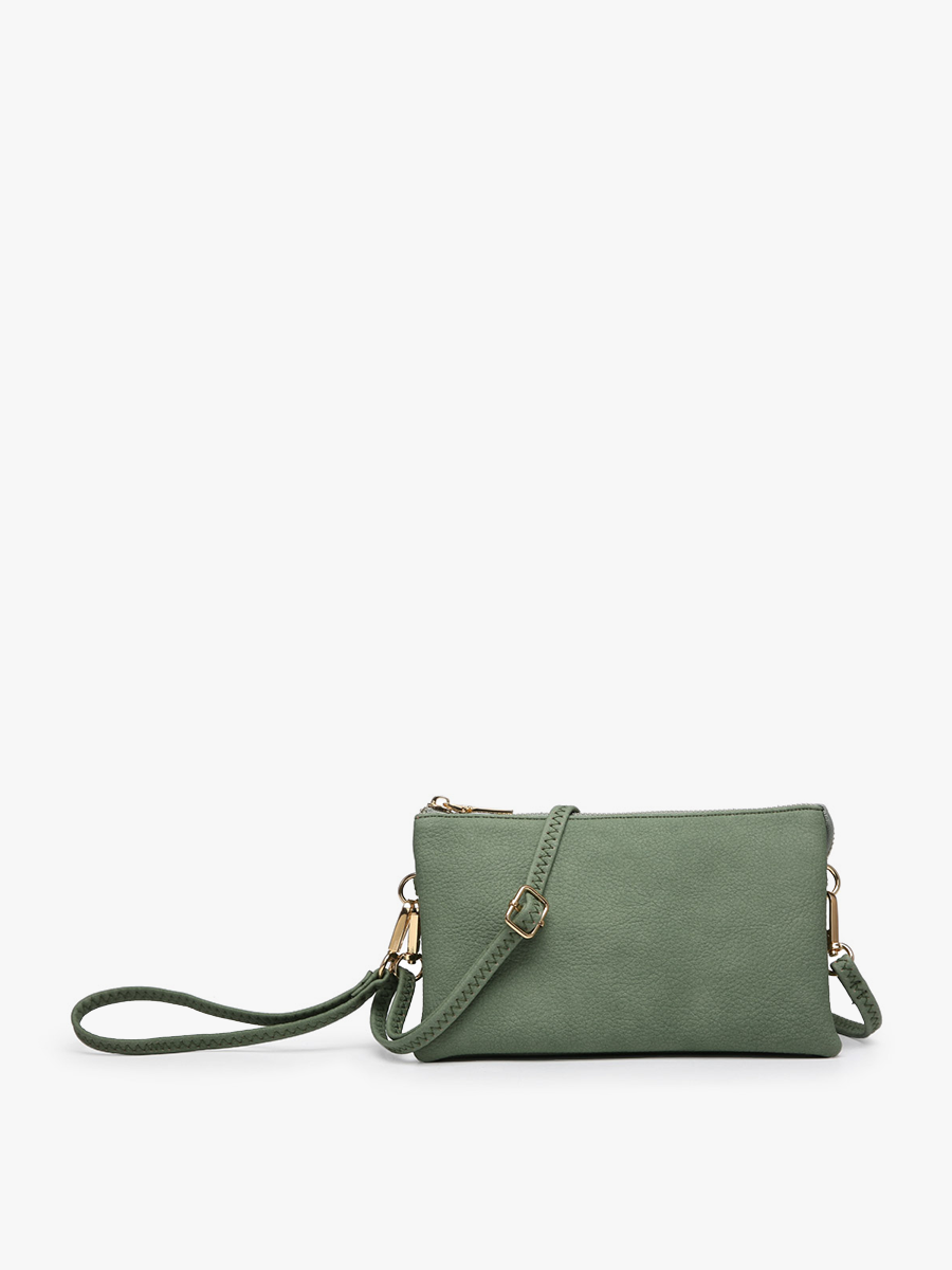 Riley Crossbody/Wristlet: Champagne