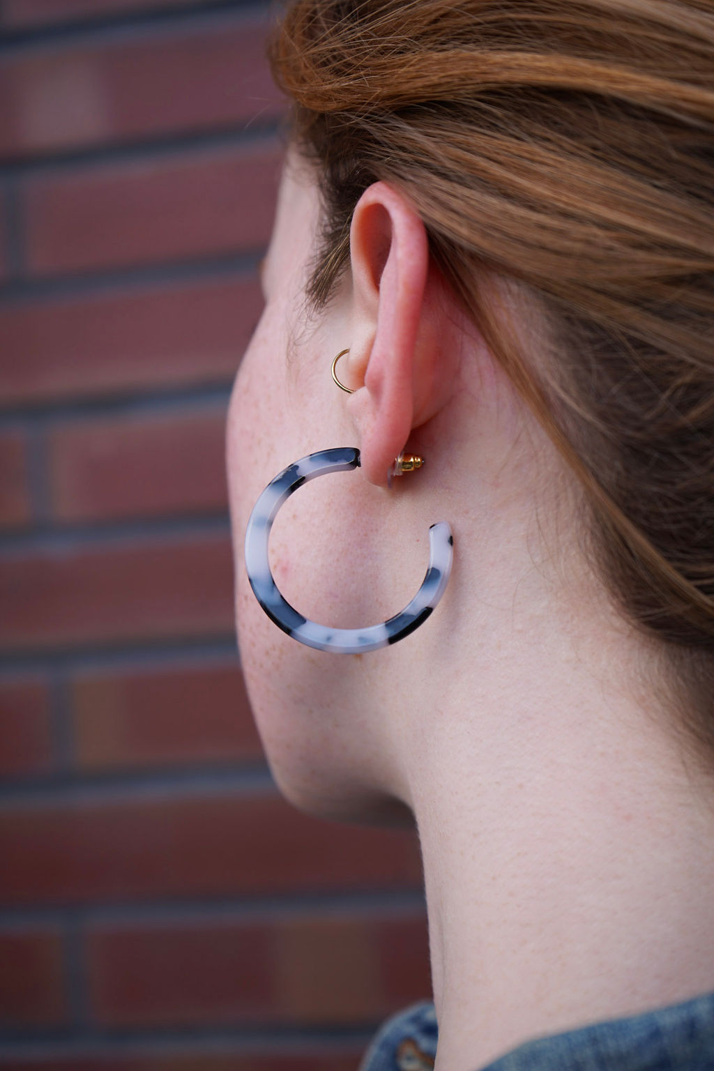 Camy Hoops - Snow Tortoise