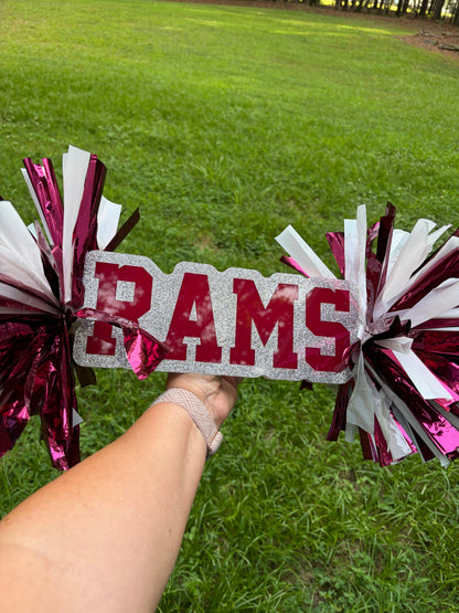 Team Spirit Cheer stick with Pom
