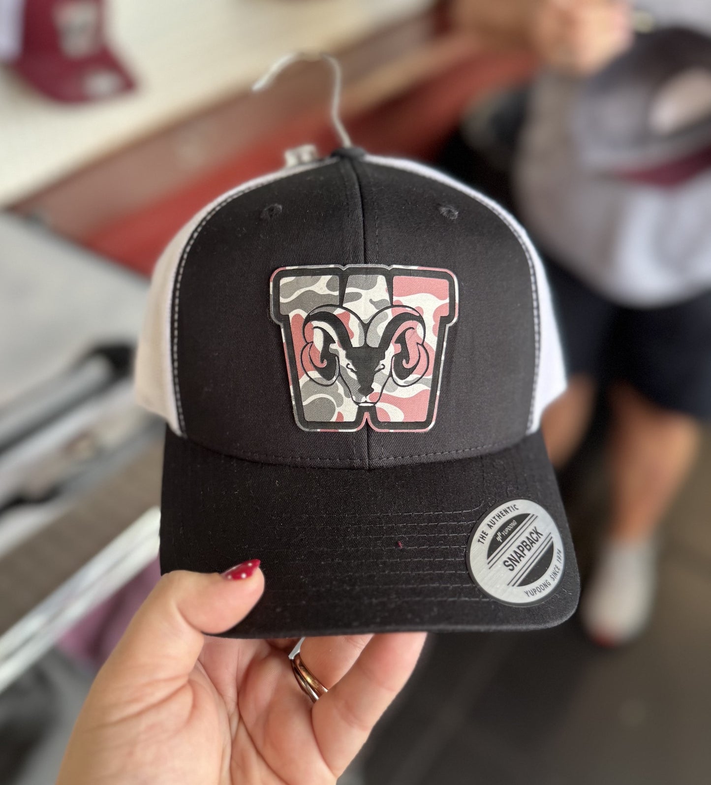 Camo Craze Rams Trucker Hat