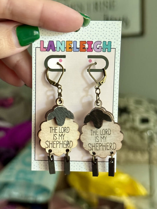 The Lord is My Shepherd Earrings