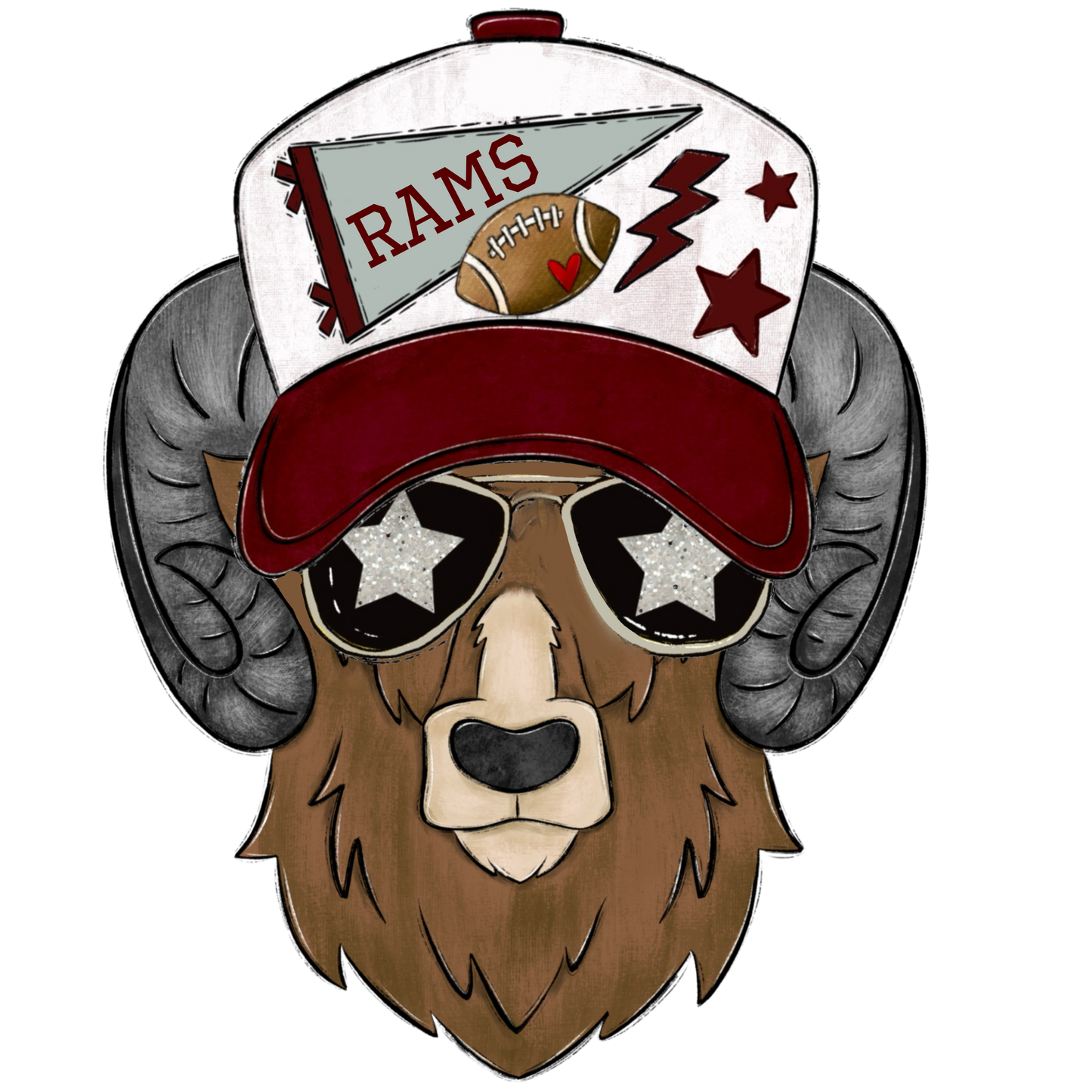 Westside Rams Shades Sweatshirt