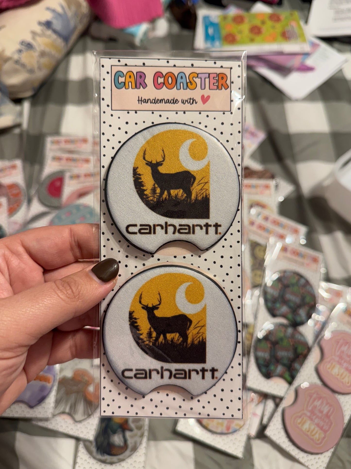 Carhartt Car Coasters