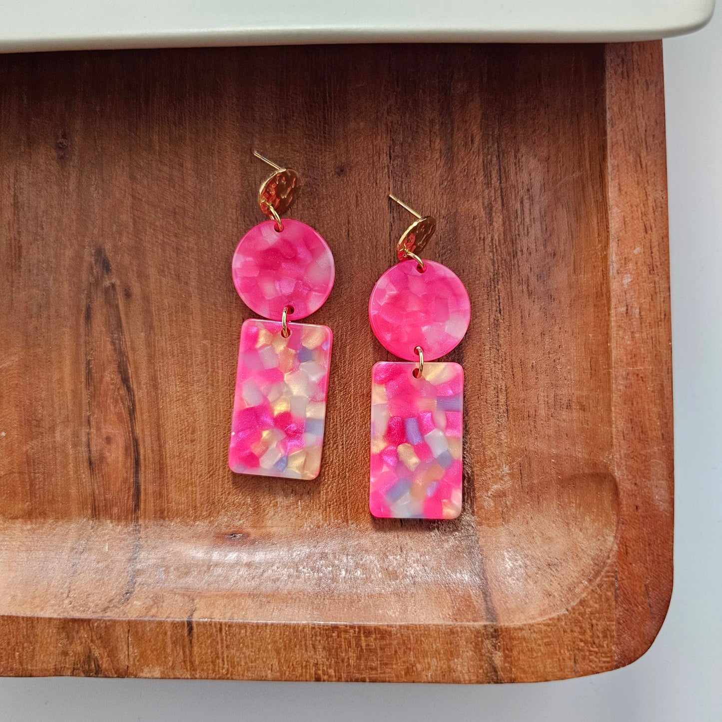 Tropical Pink Nora Earrings
