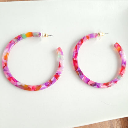 Paradise Pink Cameron Hoops