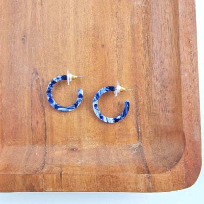 Ocean Waves Mini Hoops