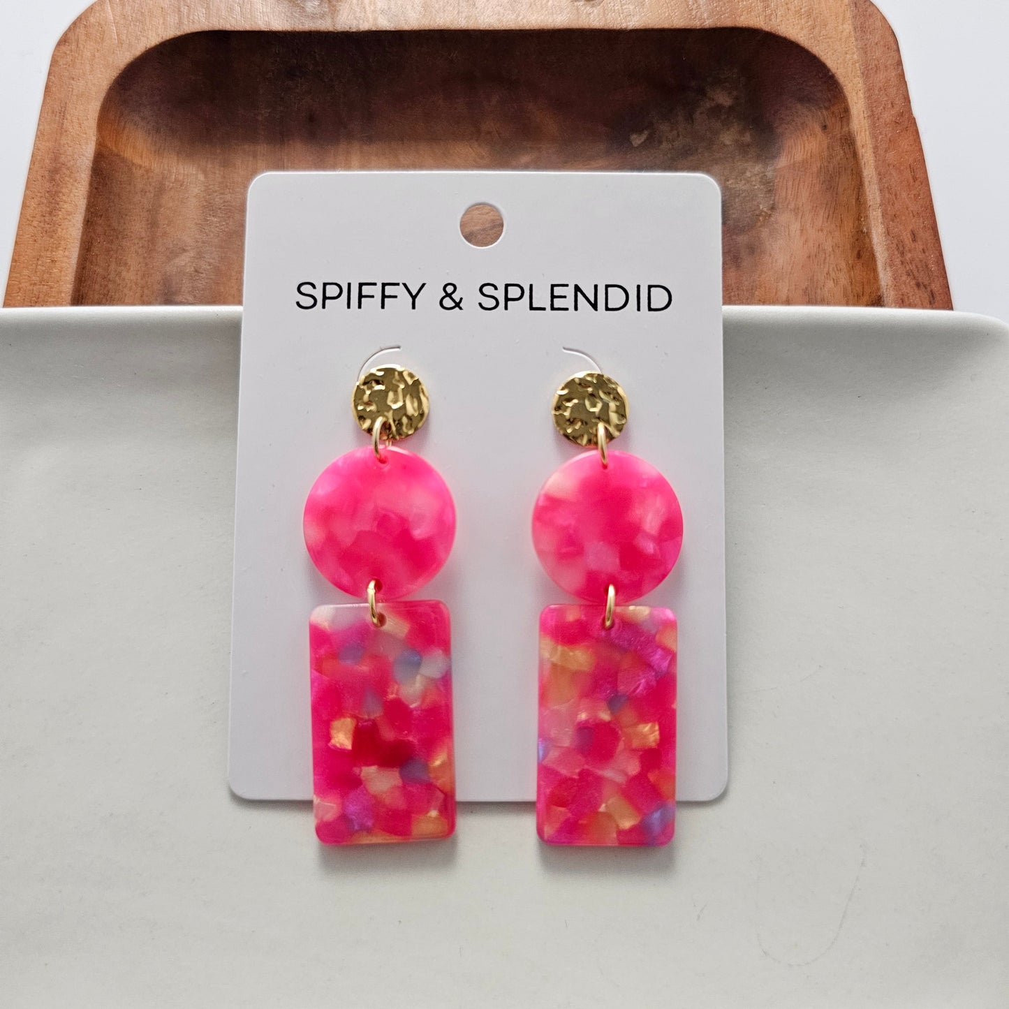 Tropical Pink Nora Earrings