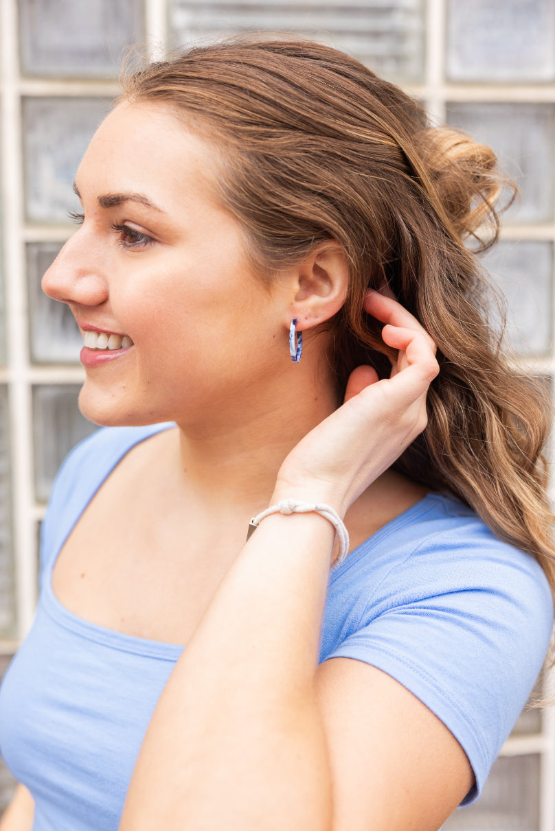 Ocean Waves Mini Hoops