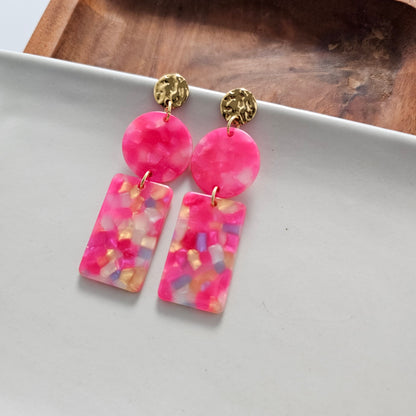 Tropical Pink Nora Earrings