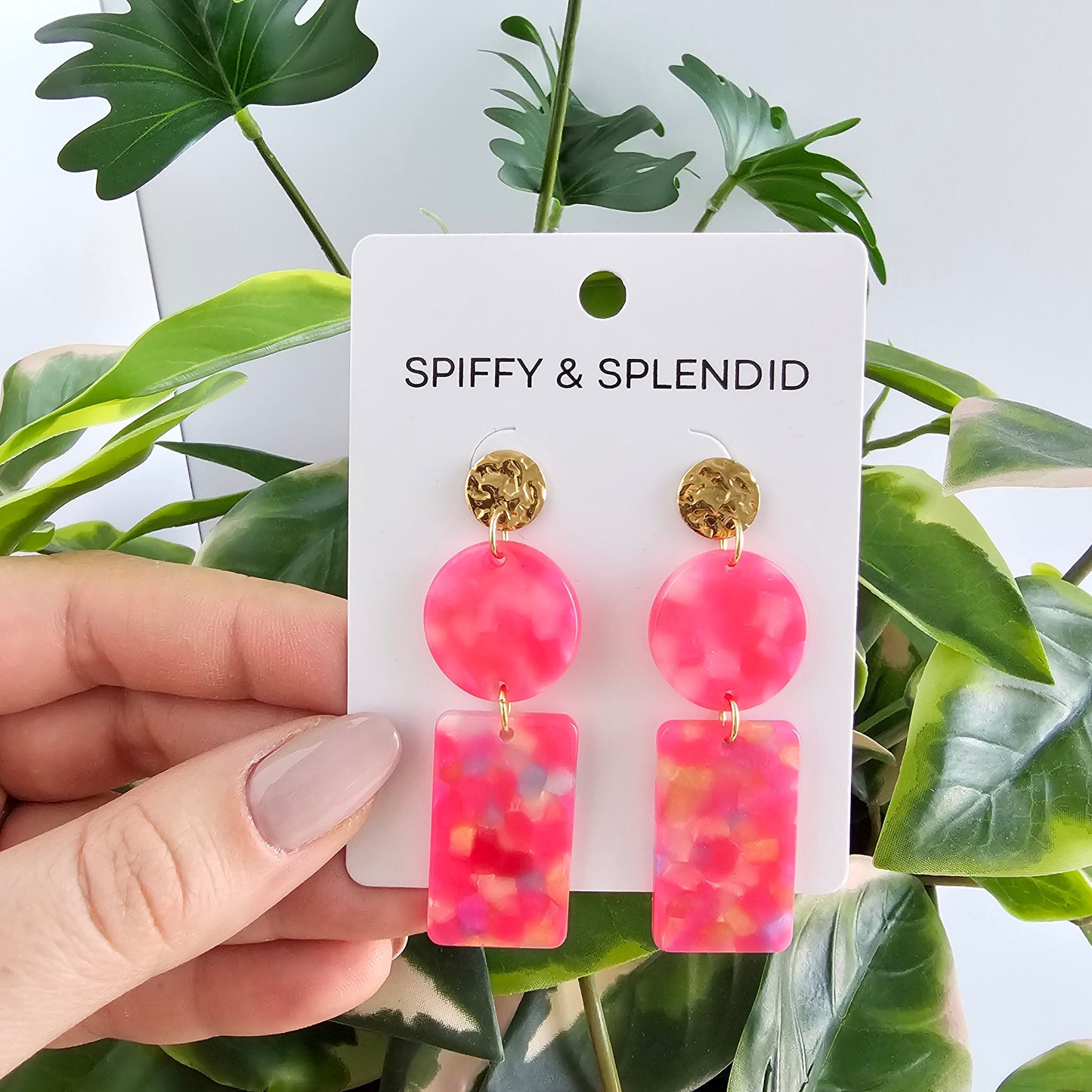 Tropical Pink Nora Earrings