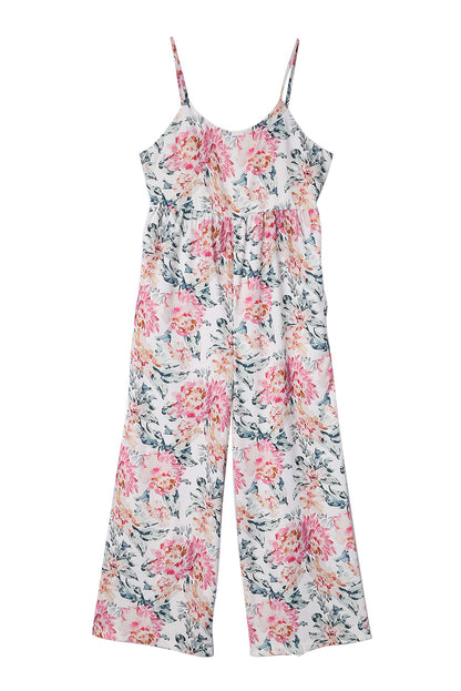 Floating on Floral Jumpsuit