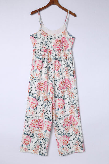Floating on Floral Jumpsuit