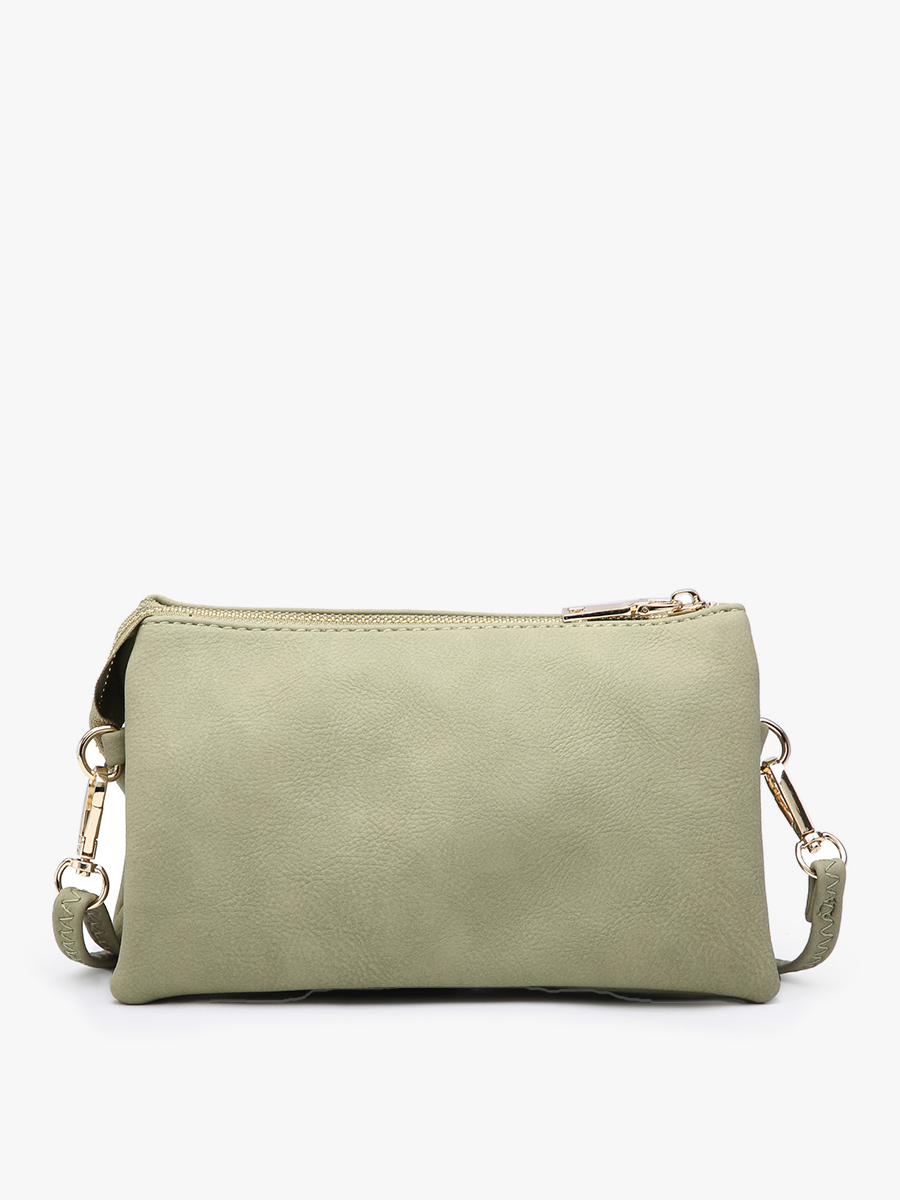 Riley Crossbody/Wristlet: Champagne