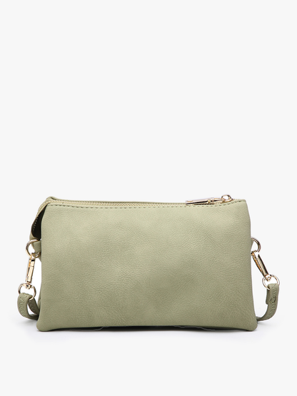Riley Crossbody/Wristlet: Champagne