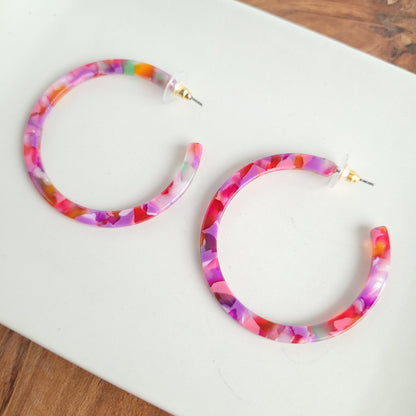 Paradise Pink Cameron Hoops