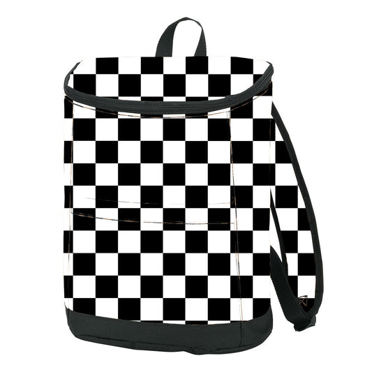 Checkerboard Backpack Cooler